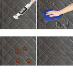 PawfectFriend Dark Gray Pet Car Trunk Cover – Waterproof, Non-Slip Backseat Protector for Dogs & Cats | Travel Comfort, Safety & Style