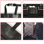 PawfectFriend Dark Gray Pet Car Trunk Cover – Waterproof, Non-Slip Backseat Protector for Dogs & Cats | Travel Comfort, Safety & Style