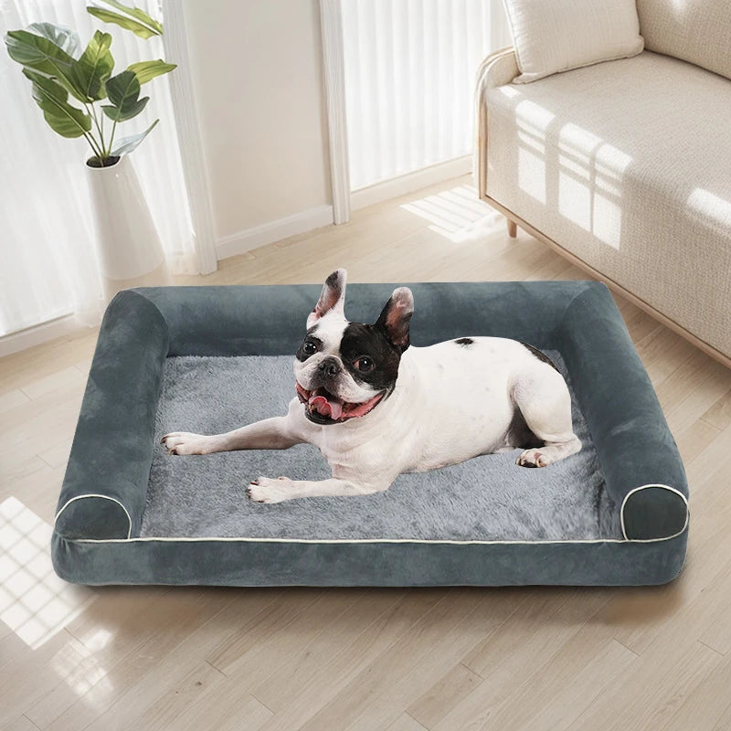 PawfectFriend Cozy Cuddler Bed for Dogs – With Supportive Bolsters & Plush Top 
