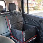 PawfectFriend Waterproof Anti-slip Pet Car Seat Cover – Folding Portable Rear Seat Protector for Dogs & Cats  Anti-Dirty, Scratchproof & Travel-Friendly Oxford Mat