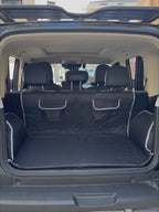 PawfectFriend Dark Gray Pet Car Trunk Cover – Waterproof, Non-Slip Backseat Protector for Dogs & Cats | Travel Comfort, Safety & Style